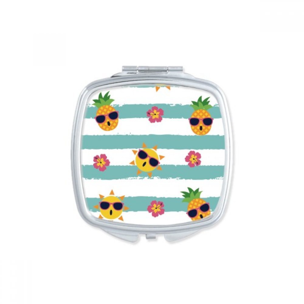 Miroir de Maquillage Mignon Cadeau Idéal Fait Main Pineapple Sun