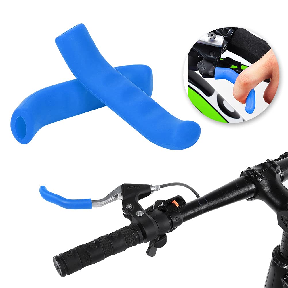 Protections De Poignées De Frein Vélo En Silicone - Lot De 2 - Antidérapantes, Confortables - Pour Personnaliser Votre Guidon - 5