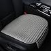 Suninbox Car Seat Cushion,Buckwheat Hulls Car Seat Covers,Ventilated Breathable Comfortable Car Seat Pads Mat for Auto,Universal Bottom Driver Car Seat Protector[Gray Front Seat]