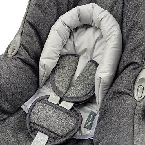 BAMBINIWELT Kopfpolster Kopfkissen für Babyschale kompatibel mit Maxi Cosi...