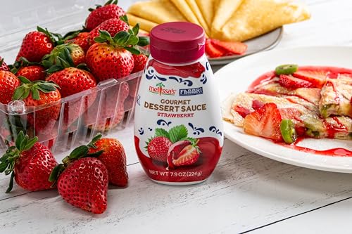 image for Fabbri Gourmet Dessert Sauce, Strawberry Flavor, Flavoring sauce for I