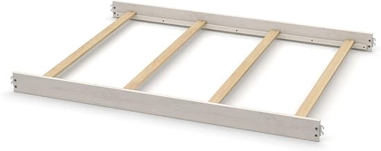 Full-Size Conversion Kit Bed Rails for Dolce Babi Convertible Cribs - Solid Wood Rail - Toddler and Adult Bed Rail for Full-Size Beds - Essential Nursery & Baby Furniture (Sugar Cane)