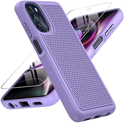 BNIUT for Motorola Moto G 5G 2022 Case: Dual Layer Shockproof Heavy Duty Protection | Military Grade Drop Proof Protective Phone Cases | Hybrid Hard Shell with Sturdy Durable Texture - Purple