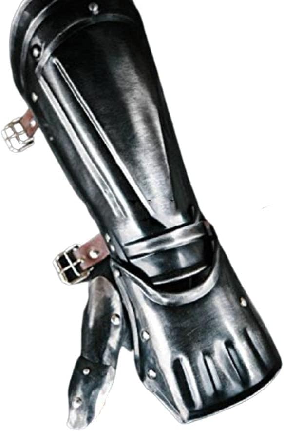 NauticalMart Halloween Blackened Single Hand Bracer LARP Arm Protection