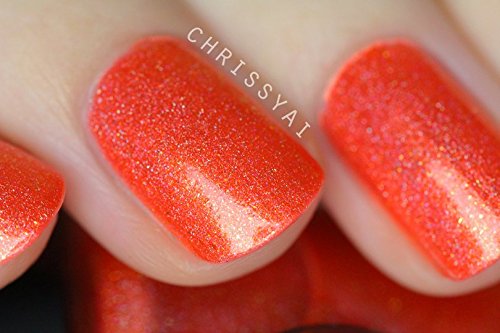 ILNP Atomic Sherbet - Orange Holographic Nail Polish