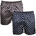 Noble Mount Twin Boat Mens Satin Boxers (2-Pack)