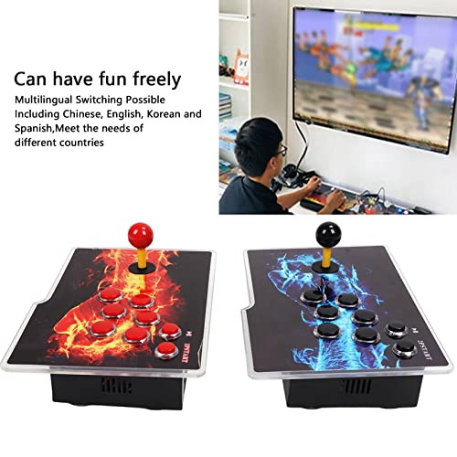 Image of Arcade Game Console, 3D Games 2D Games Arcade Game Console Separated Multi Functional HD Home Game Machine, Supports 3P4P Multiplayer, Multi Languages Switching