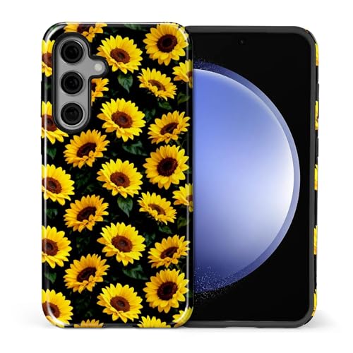 Coque Samsung S25 antichoc TPU souple polycarbonate rigide protection fleur femme