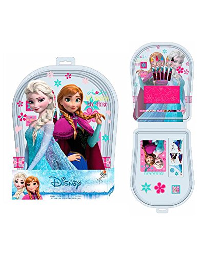 Astro Europa- Maletin Transparente Frozen 15 Piezas 31x24cm (6), Multicolor (AST1717)