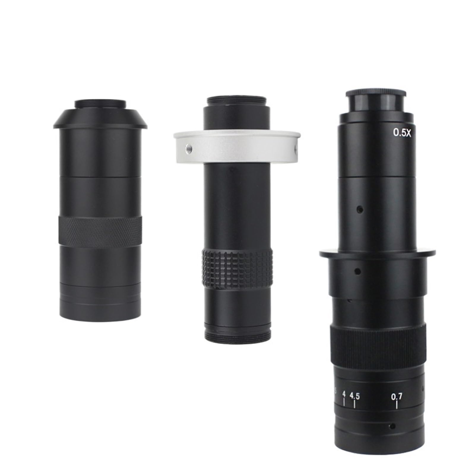 Cámara de videomicroscopio industrial reduce errores con lente de montura C de zoom ajustable