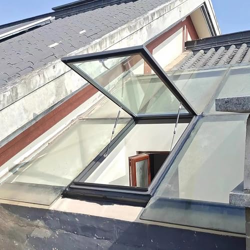 Ventana de techo con aislamiento termico de aluminio y cristal templado 3