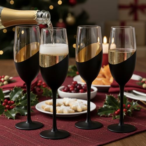 La Mejor Selección de Copas de champaña con tallo hueco comprados en linea. 27 Copas de champaña con tallo hueco marca MyGift (3)