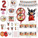 Zoom IMG-2 decorazioni compleanno bunny 2 anni Zoom IMG-2 decorazioni compleanno bunny 2 anni