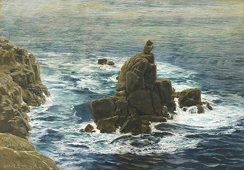 Impresión sobre lienzo John Brett 60x90cm, decoración marina clásica para un salón elegante