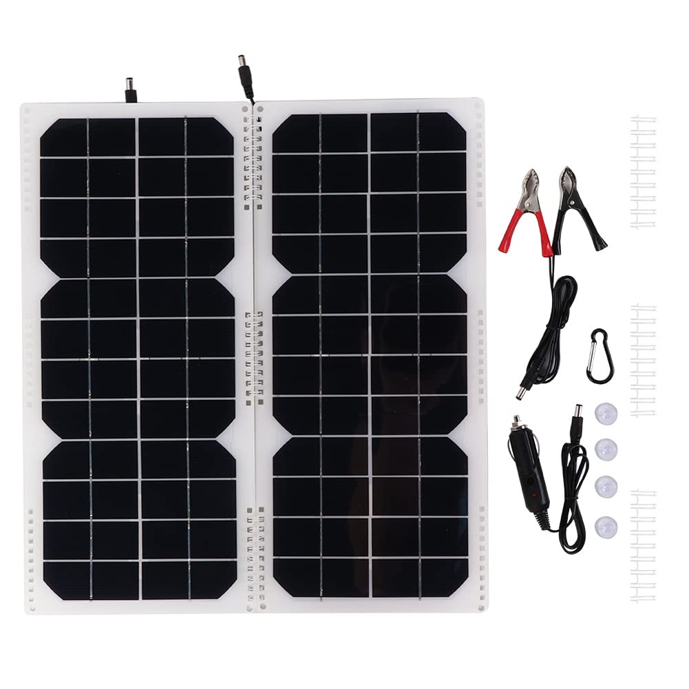 Panneau Solaire en Silicium Monocristallin 20 W, Panneau Solaire