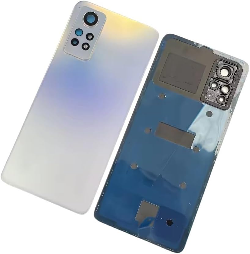 for Xiaomi Redmi Note 12 Pro 4G 2209116AG Phone Battery Back Cover Rear Housing Case Replacement with Camera Lens (Black)