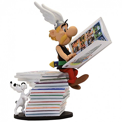Plastoy SAS pla00123 – Astérix Assis sur Livres empilable, 13.00 x 13.00 x 20.00
