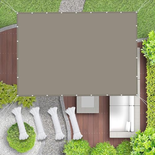Voile d'ombrage anti UV pour protéger terrasse et fleurs