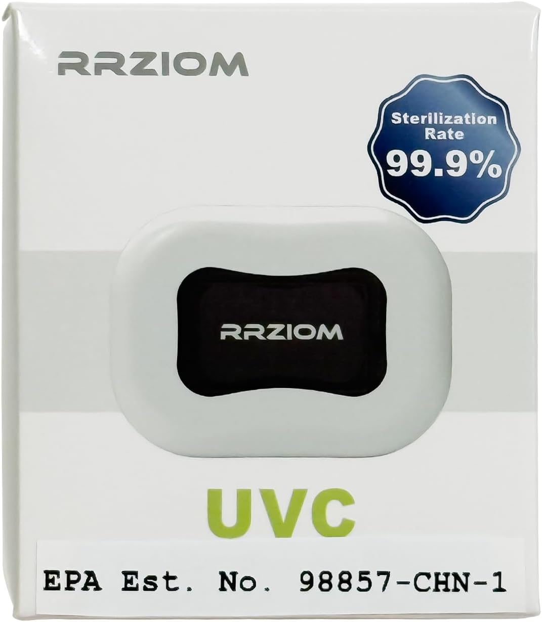 Toothbrush Sanitizer Case, RRZIOM Portable Toothbrush Covers Rechargeable, Rechargeable Toothbrush Cleaner Holder Case for Travel Home, Detachable Toothbrush Cover Cap for All Toothbrushes (White)