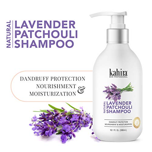 Image of Dandruff Control Combo: 21 Herbs Ayurvedic Hair Oil (200ml) & Natural Lavender Patchouli Shampoo (300ml) - Dandruff Protection, Nourishment & Moisturization for Flaky Scalp