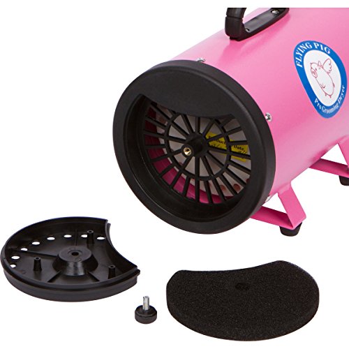 Flying Pig High Velocity Dog Pet Grooming Dryer W/Heater (Model: Flying One, Pink) #TOP4