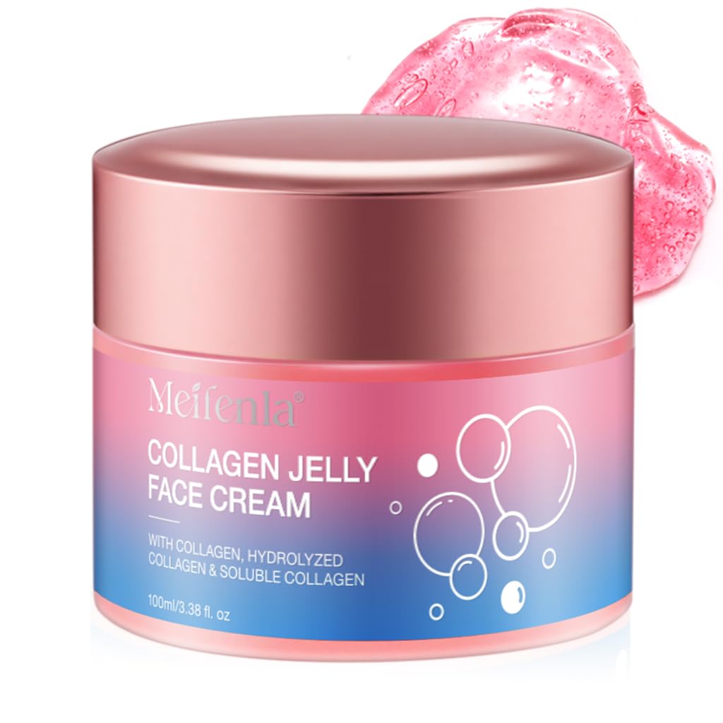 Collagen Jelly Cream, Day Night Cream With Niacinamide & Freeze