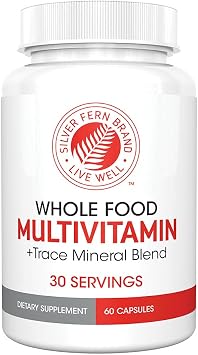 Silver Fern Whole Food Daily Multi Vitamin w/Trace Mineral Blend Supplement