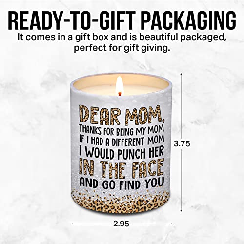 Mothers Day Gifts for Mom from Daughter, Son - Mom Gifts from Daughter, Son - Birthday Gifts for Mom, Mom Birthday Gifts Candle