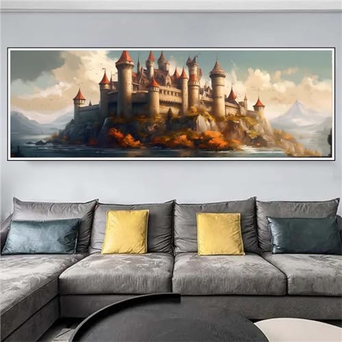 Loisirs Créatifs Diamond Painting Maison : Créez un Havre de Paix en Broderie Diamant 5D 100x300