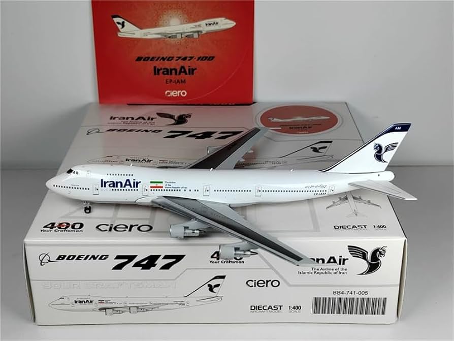 IranAir ボーイング747 模型 1/400 IranAir ボーイング747 模型 1/400