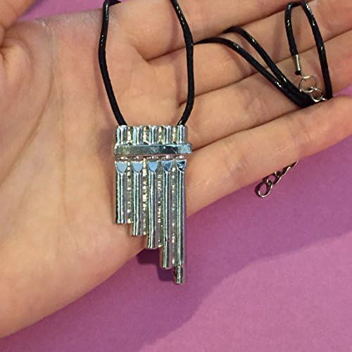 Peter Pan Flute Necklace, Pan Flute Pendant, Neverland, Peter Pan Costume Jewelry, Peter Pan Jewellery, Peter Pan Cosplay, Music Necklace