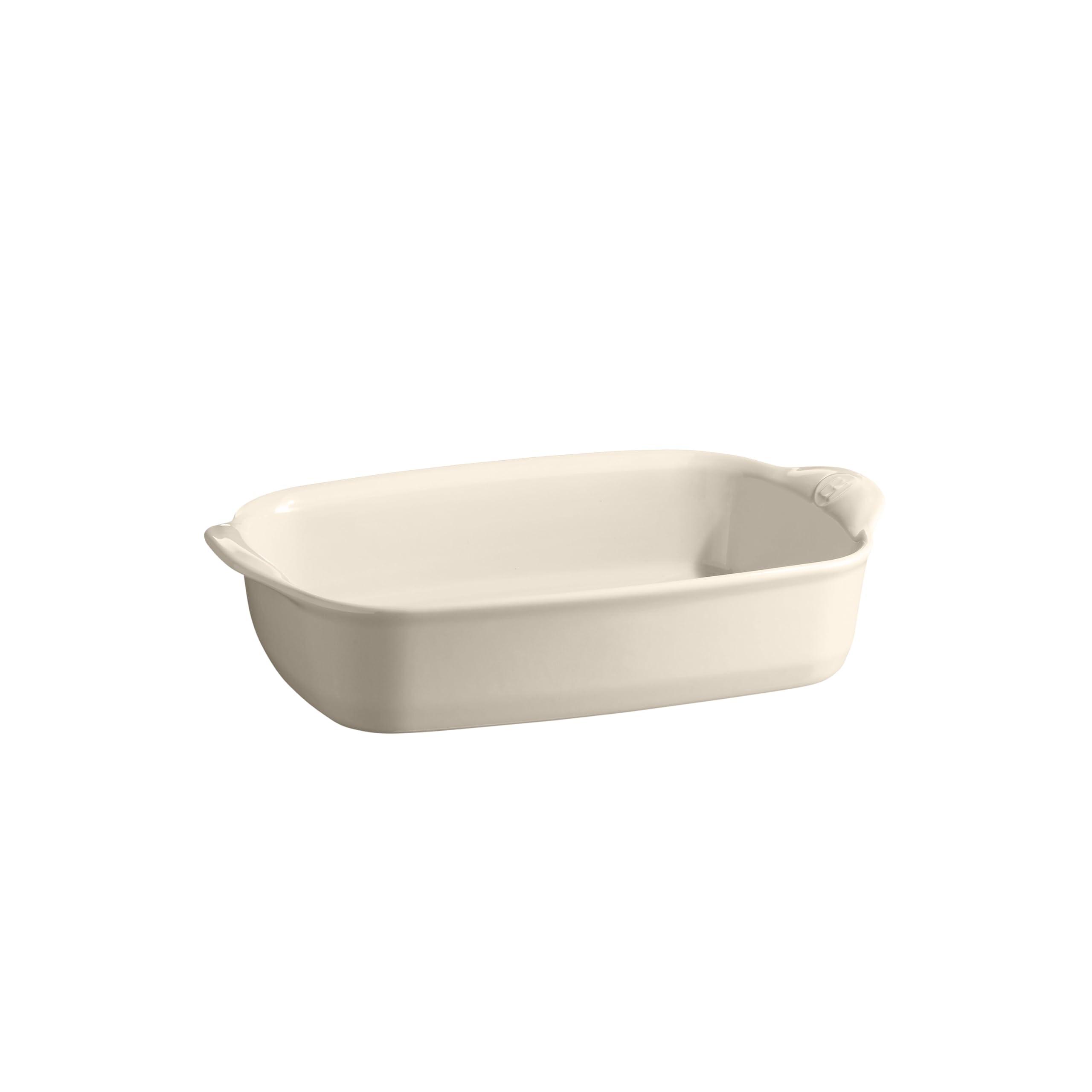 Emile Henry Petit Plat à Four Rectangulaire 29 x 19 cm – 2 à 4 Personnes – Céramique Haute Résistance HR® – Cuisson Homogène – Coloris Beige Argile – Fabriqué en France