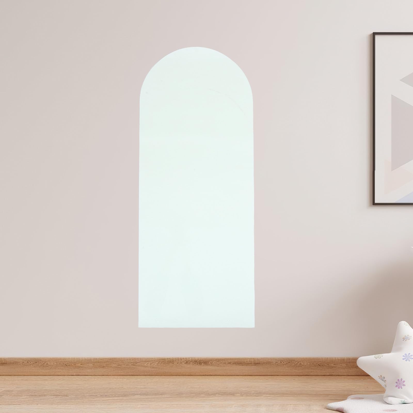 Naklejka ścienna Arch: Naklejka suchościeralna, tablica kredowa na ścianę - 39,7" x 16" samoprzylepna, tablica kredowa do pokoju zabaw, domu, szkoły, biura