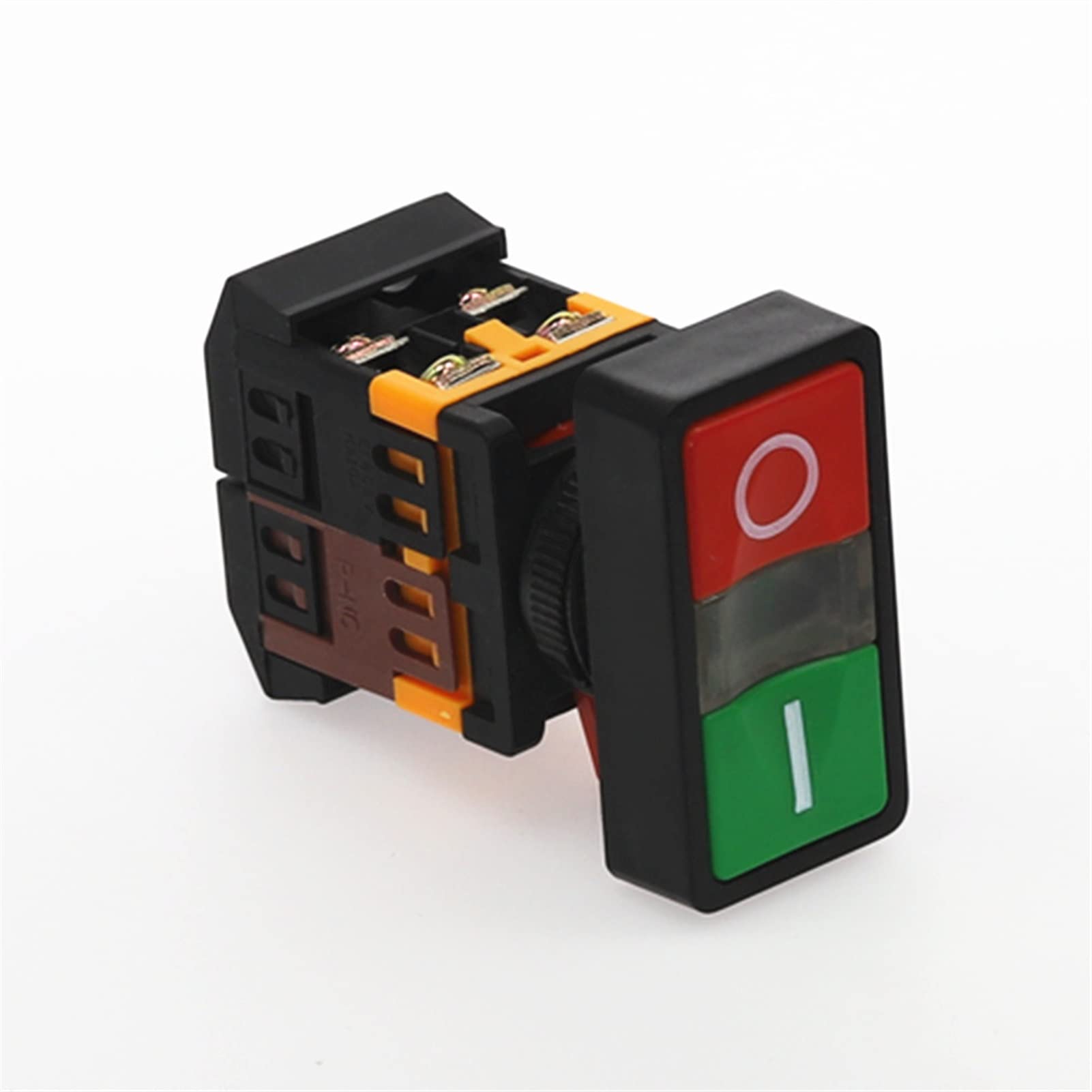 1 Uds AS-22N 25N Interruptor de pulsadores Dobles de Arranque y Parada con lámpara LED (Color : 380v)