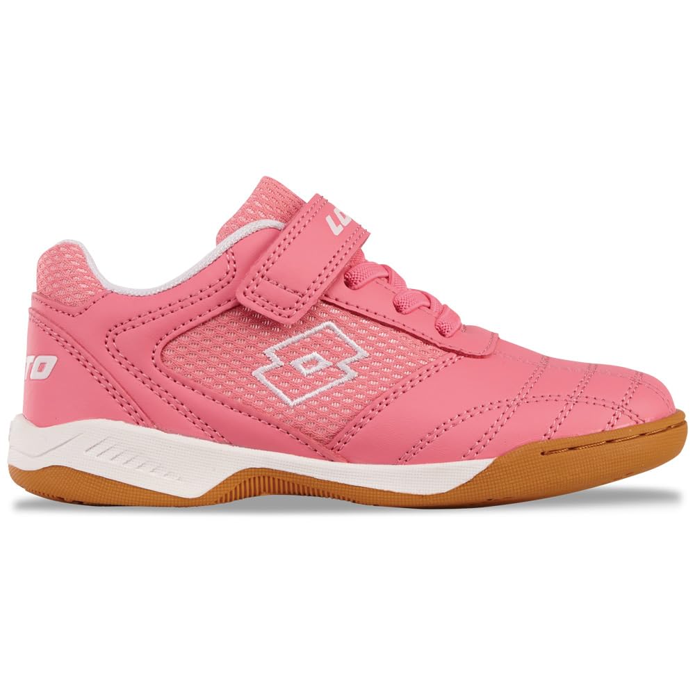 LOTTO Whizzer K SneakersUnisex Children, Fr Pink White, 33 EU