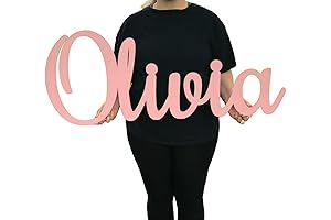 Custom Wood Name Sign - Nursery Wall Art