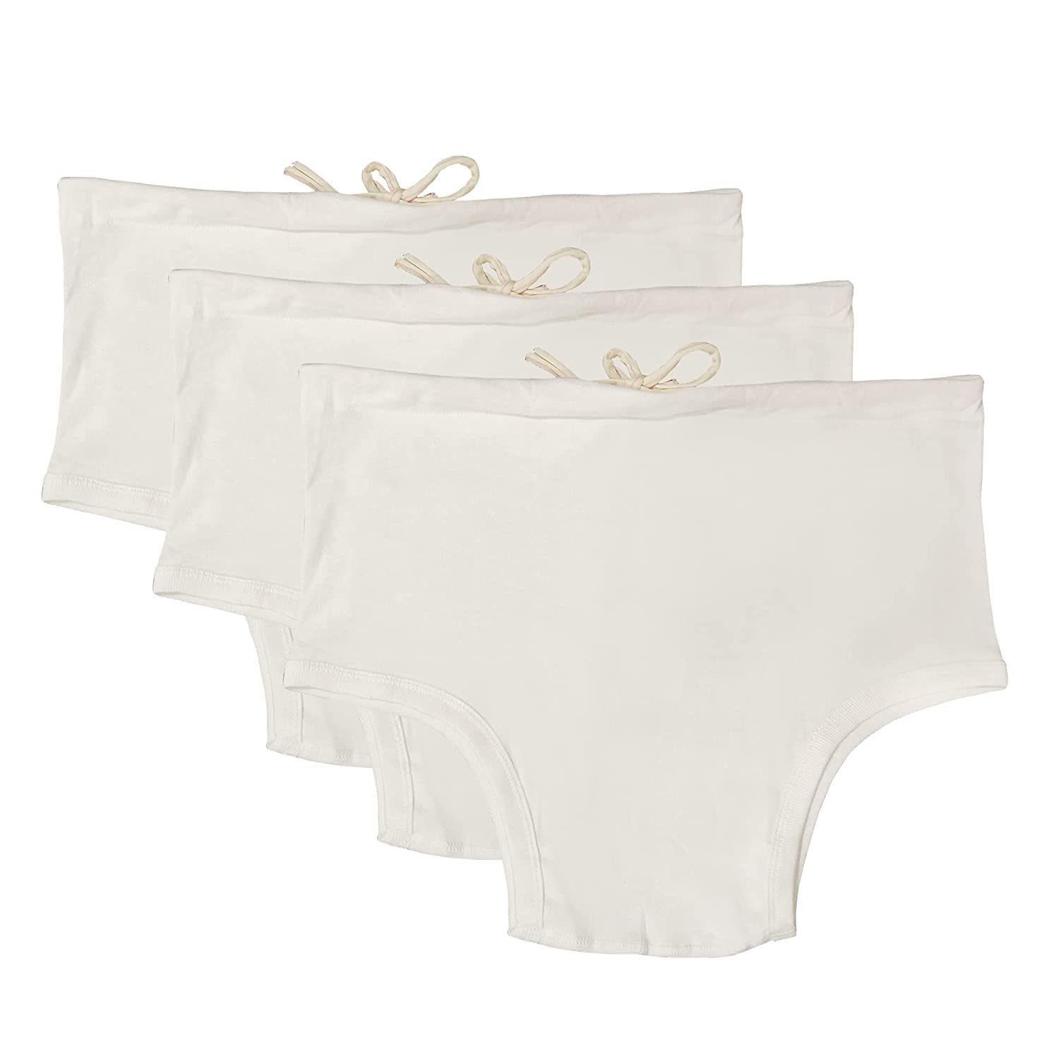 UNDERLOOP MUSTT Men's White Interlock Cotton Cut Underwear with Strings(Nada Underwear) Pack of 3