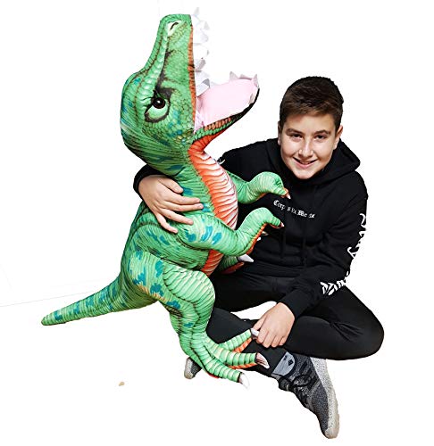 Peluches Dinosaurios Gigantes de diseño Realista (Verde)