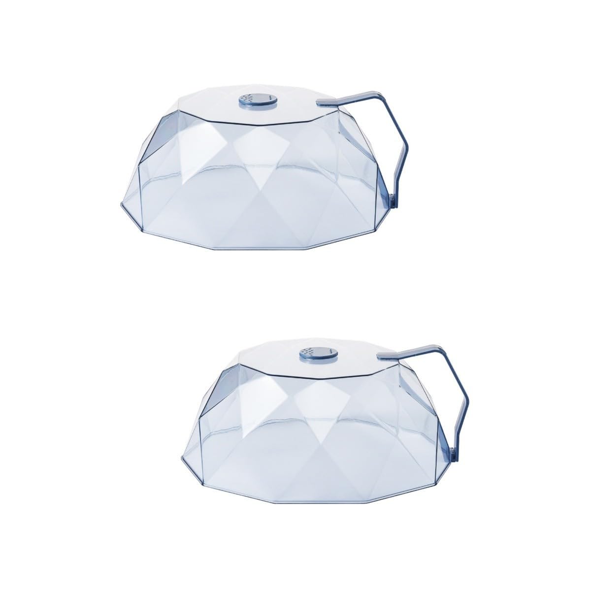 MAGICLULU 2pezzi Coperchio Per Microonde Antispruzzo Copertura Per Piatto Con Venti Di Vapore Resistente Alle Alte Temperature Per Conservare Alimenti e Avanzi Sicurezza