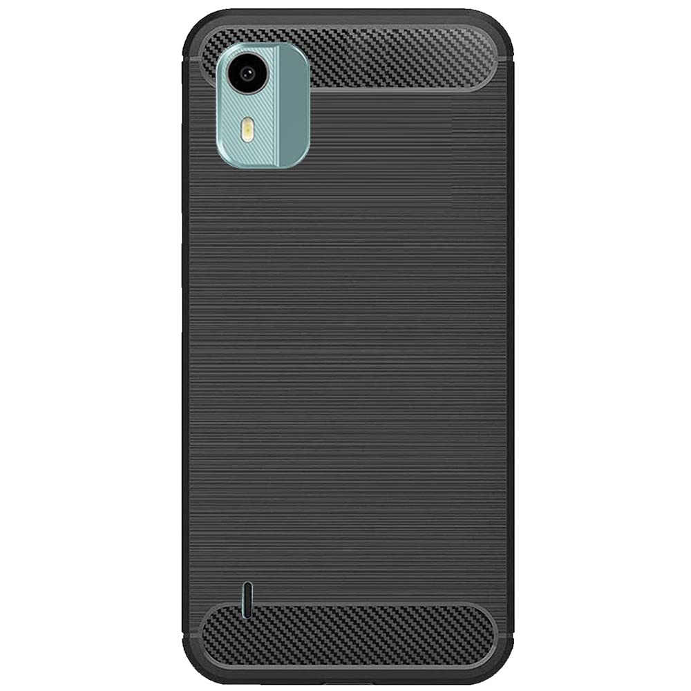 Inktree Back Cover Case for Nokia C12 / Nokia C12 Pro/Nokia C12 / Nokia C12 Pro Cases & Covers (Carbon Fibre Rugged Armour Black Colour) (B0C3W4NZ1N) Amazon Price History, Amazon Price Tracker