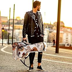 Housse rembourrée imperméable en tissu Oxford pour guitare avec bandoulière réglable - Les Beatles, Paul McCartney, John Lennon, RIngo Starr, George Harrison Housse rembourrée imperméable en tissu Oxford pour guitare avec bandoulière réglable – Image 6