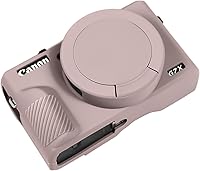 Vista 10 de Funda G7X Mark III, Funda Protectora para Cámara Digital Canon Powershot G7X Mark III, Funda de Silicona con Cubierta de Lente Extraíble, Funda