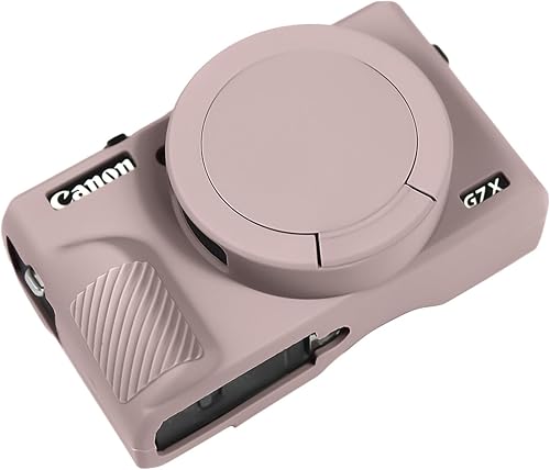 Miniatura 17 de Easy Hood Funda para cámara digital Canon Powershot G7 X Mark III, funda protectora de silicona suave con cubierta de lente extraíble para cámara