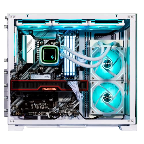 Image of Velztorm Minty Frog Custom Built Gaming Desktop PC (AMD Ryzen 7 5700X, Radeon RX 9070 XT, 16GB DDR4, 1TB PCIe SSD, RGB Fans, 240mm AIO, 850W PSU, WiFi 5, Bluetooth 5.0, RJ-45, Win 11 Pro)