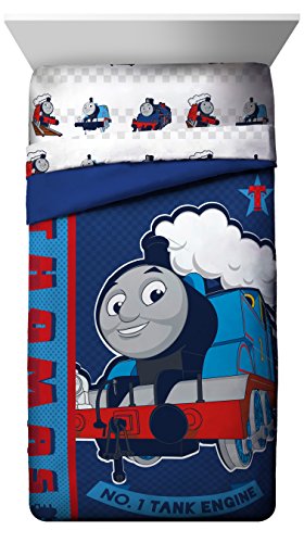 Mattel Thomas The Tank Engine Hot Rod Reversible Twin Comforter