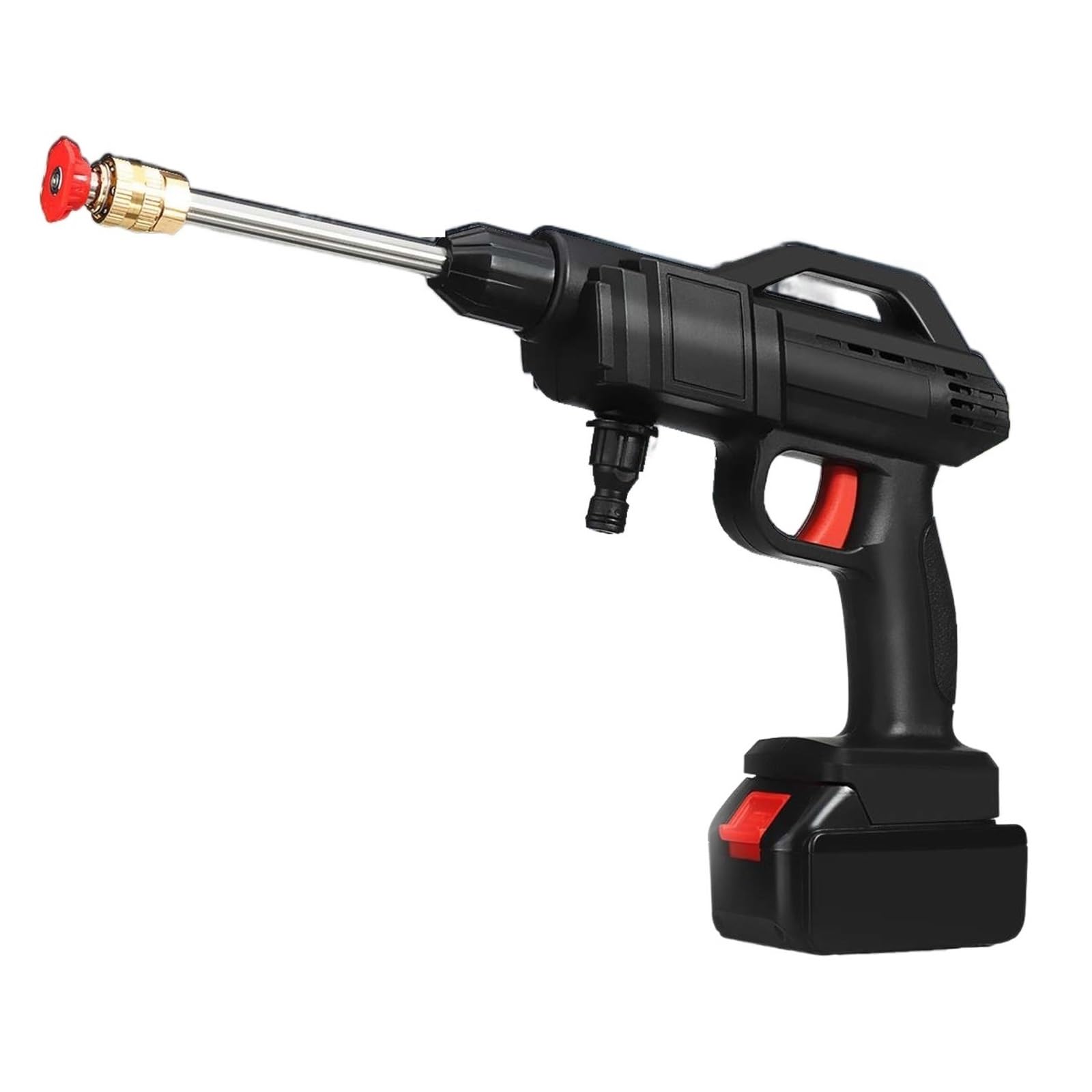 Pistola De Lavado Coches Alta Presión Inalámbrica 40/50Bar, Generador Espuma, Agua, Limpiador En Aerosol, Lavadora Potente Chorro A PresióN