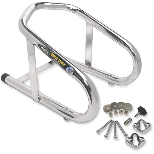 PINGEL 6.5 REMOVABLE CHROME WHEEL CHOCK FOR HARLEY (ZZ 3911-0001)