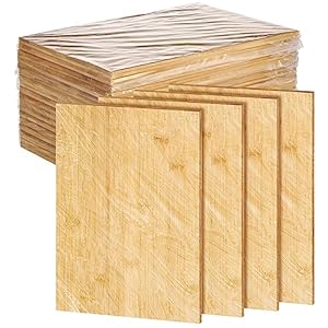 18 Pcs Wood Cutting Board Bulk Kitchen Chopping Boards Large Serving Board Wooden Cutting Board Set for Kitchen Meat Cheese Bread Vegetables (16” x 11”,Bamboo Wood)