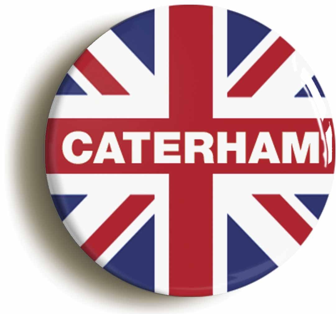Caterham Union Jack Fridge Magnet (Circular 2inch / 50mm Diameter)