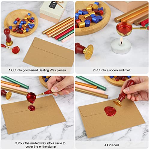 10 Pieces Wax Seal Sticks, Wax For Stamp Seals, Sealing Wax Sticks, For Wedding Invitations, Wine Packages, Letter Sealing, Christmas Gift Ideas (10 Color) #TOP2